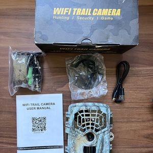 Vanari Trail Camera, 4K 48MP WiFi Game Camera with Night Vision Motion Activate